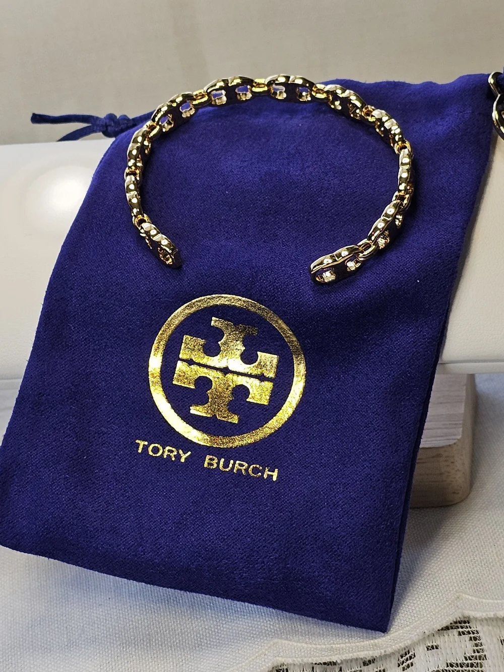 Tory Burch Gemini Link Bracelet New With Dustbag